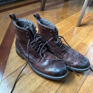 Clark’s boots with shearling interior